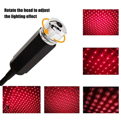 Mini LED Car Roof Star Night Light Projector 