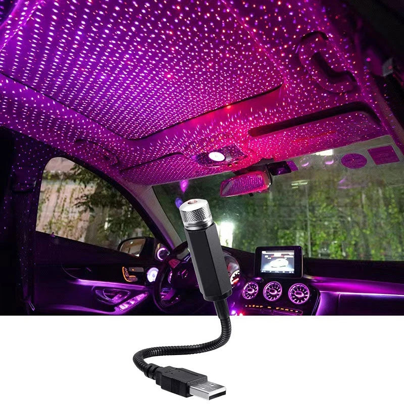 Mini LED Car Roof Star Night Light Projector 